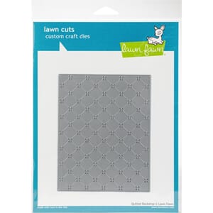 Lawn Fawn: Quilted Backdrop Cuts Custom Craft Die