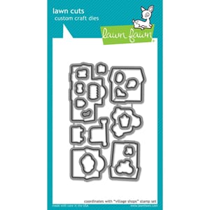 Lawn Fawn: Village Shops Lawn Cuts dies