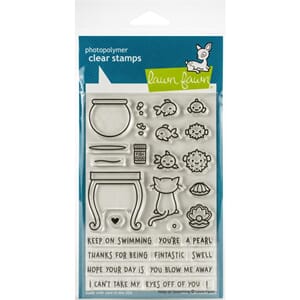 Lawn Fawn: Keep On Swimming Clear Stamps, 4x6 inch