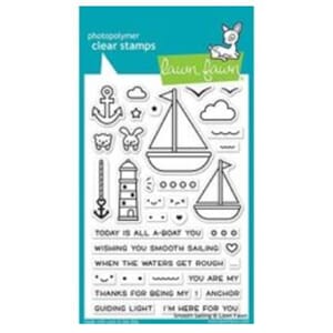 Lawn Fawn: Smooth Sailing Clear Stamps, 4x6 inch