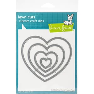 Lawn Fawn - Just Stitching Hearts dies