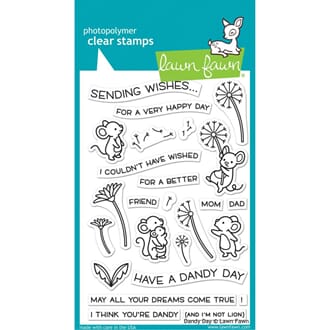 Lawn Fawn: Dandy Day Clear Stamps, 4x6 inch