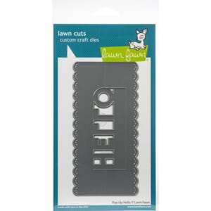 Lawn Fawn: Pop-Up Hello Custom Craft Die