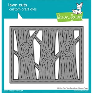 Lawn Fawn: Lift The Flap Tree Backdrop Custom Craft Die