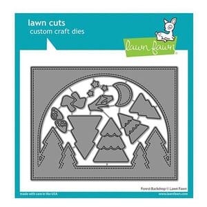 Lawn Fawn: Forest Backdrop Die