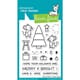 Lawn Fawn - Merry Mice Clear Stamps, 3x4 inch