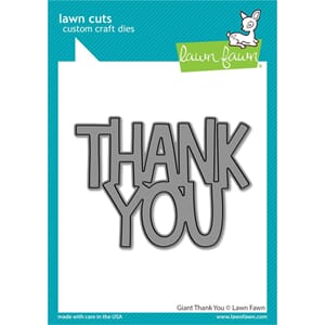Lawn Fawn - Giant Thank You dies