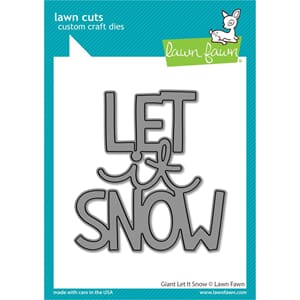 Lawn Fawn - Giant Let It Snow dies