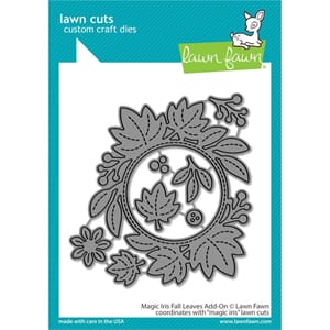 Lawn Fawn - Magic Iris Fall Leaves Add-On dies