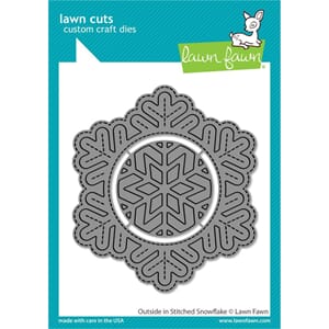 Lawn Fawn - Outside In Stitched Snowflake Dies