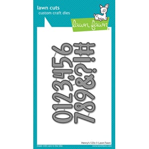 Lawn Fawn - Henry's 123s Dies