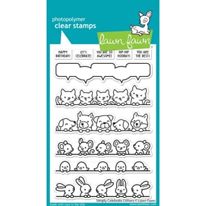 Lawn Fawn - Simply Celebrate Critters Clear Stamps