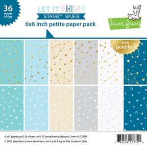 Lawn Fawn: Let It Shine Starry Skies Petite Pack