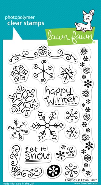 Lawn Fawn: Frosties Clear Stamps, 4x6 inch