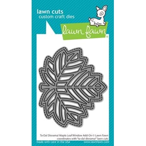 Lawn Fawn - Ta-Da! Diorama! Maple Leaf Window Add-On Dies