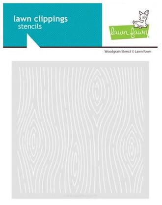 Lawn Fawn - Woodgrain Lawn Clippings Stencil