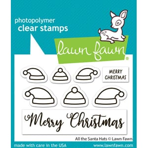 Lawn Fawn - All The Santa Hats Clear Stamps