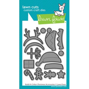 Lawn Fawn - Build-A-Critter Christmas Accessories Lawn Cuts