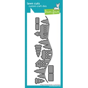 Lawn Fawn - Village Hillside Border Lawn Cuts Dies