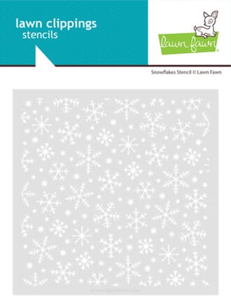 Lawn Fawn - Snowflakes Lawn Clippings Stencil