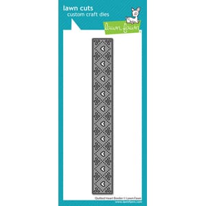 Lawn Fawn - Quilted Heart Border Stand-Alone Lawn Cuts Dies