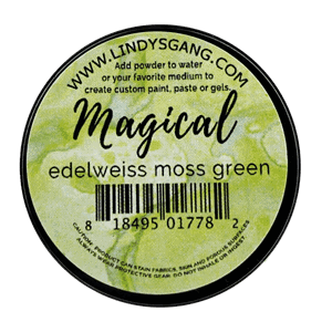 Lindy's Stamp Gang - Edelweiss Moss Green Magical