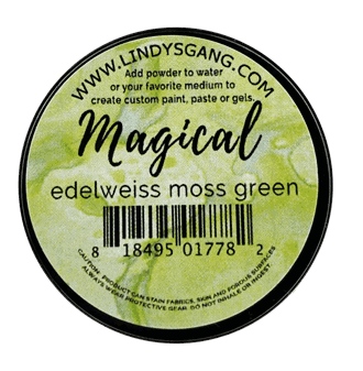 Lindy's Stamp Gang - Edelweiss Moss Green Magical