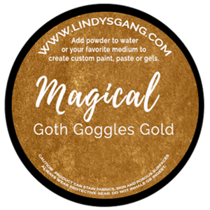 Lindy's Stamp Gang - Goth Goggles Gold Magical