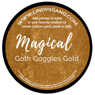 Lindy's Stamp Gang - Goth Goggles Gold Magical