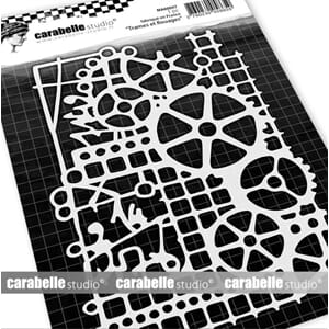 Carabelle: Stencil A6 - Trames et Rouages