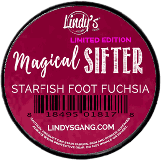 Lindy's Stamp Gang - Starfish Foot Fuchsia Magical Sifters
