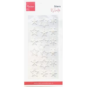 Marianne Design - Decorations Stars Pearls White
