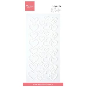 Marianne Design - Decorations Hearts Pearls Light Pink