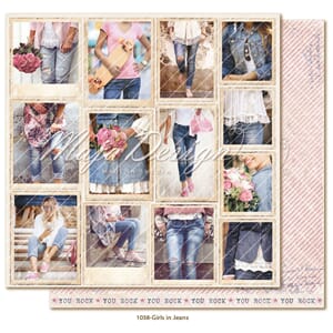 Maja Design: Snapshots Girls in Jeans- Denim & Girls