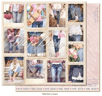 Maja Design: Snapshots Girls in Jeans- Denim & Girls