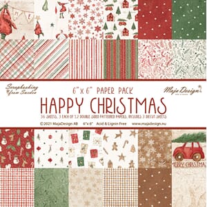 Maja Design: Happy Christmas 6x6 Collection Pack