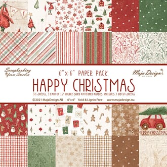 Maja Design: Happy Christmas 6x6 Collection Pack