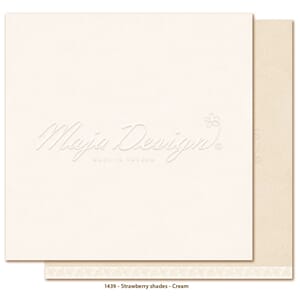 Maja Design: Cream - Strawberry Mono