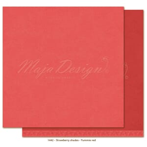 Maja Design: Yummie red - Strawberry Mono