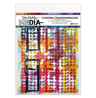 Dina Wakley MEdia - Chroma Transparencies Grunge Specimens