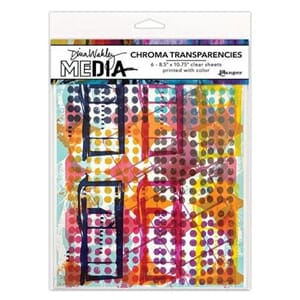 Dina Wakley MEdia - Chroma Transparencies Grunge Specimens