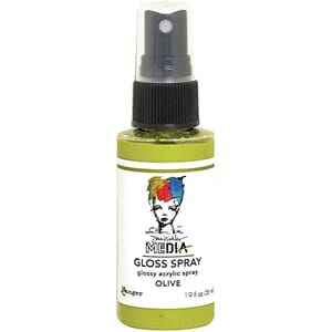 Dina Wakley: Olive - Media Gloss Sprays, 2oz