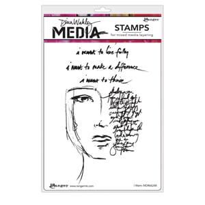 Dina Wakley - I Want Media Cling Stamps