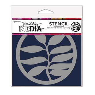 Dina Wakley Media - A Frond Coaster Stencils
