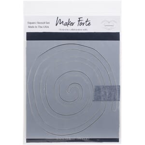 Maker Forte - Swirl Art Marks Stencils