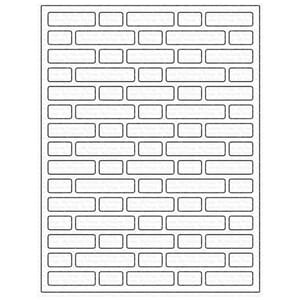 MFT: Brick Wall Cover-Up Die-Namics, 4x6 inch