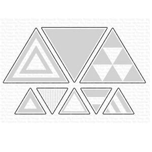 MFT: Trendy Triangles Die-namics, 4x4 inch