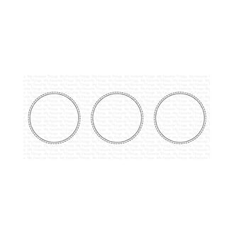 MFT: Slimline Stitched Circle Trio Die-namics