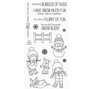 MFT: Snow Buddies Clear Stamps, 4x8 inch