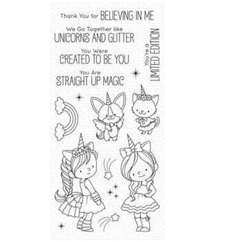 MFT: Unicorns and Glitter Clear Stamps, 4x8 inch